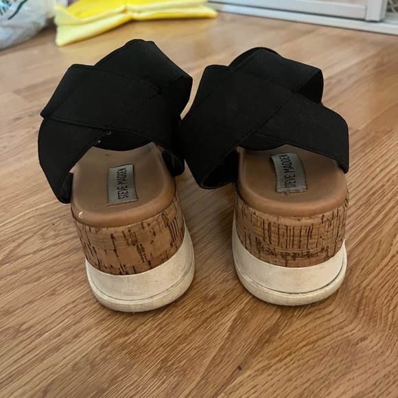 Steve Madden Belladonna Ankle Strap Wedge Sandal - Picture 4 of 5